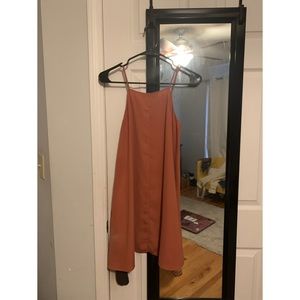 Box dress with pockets